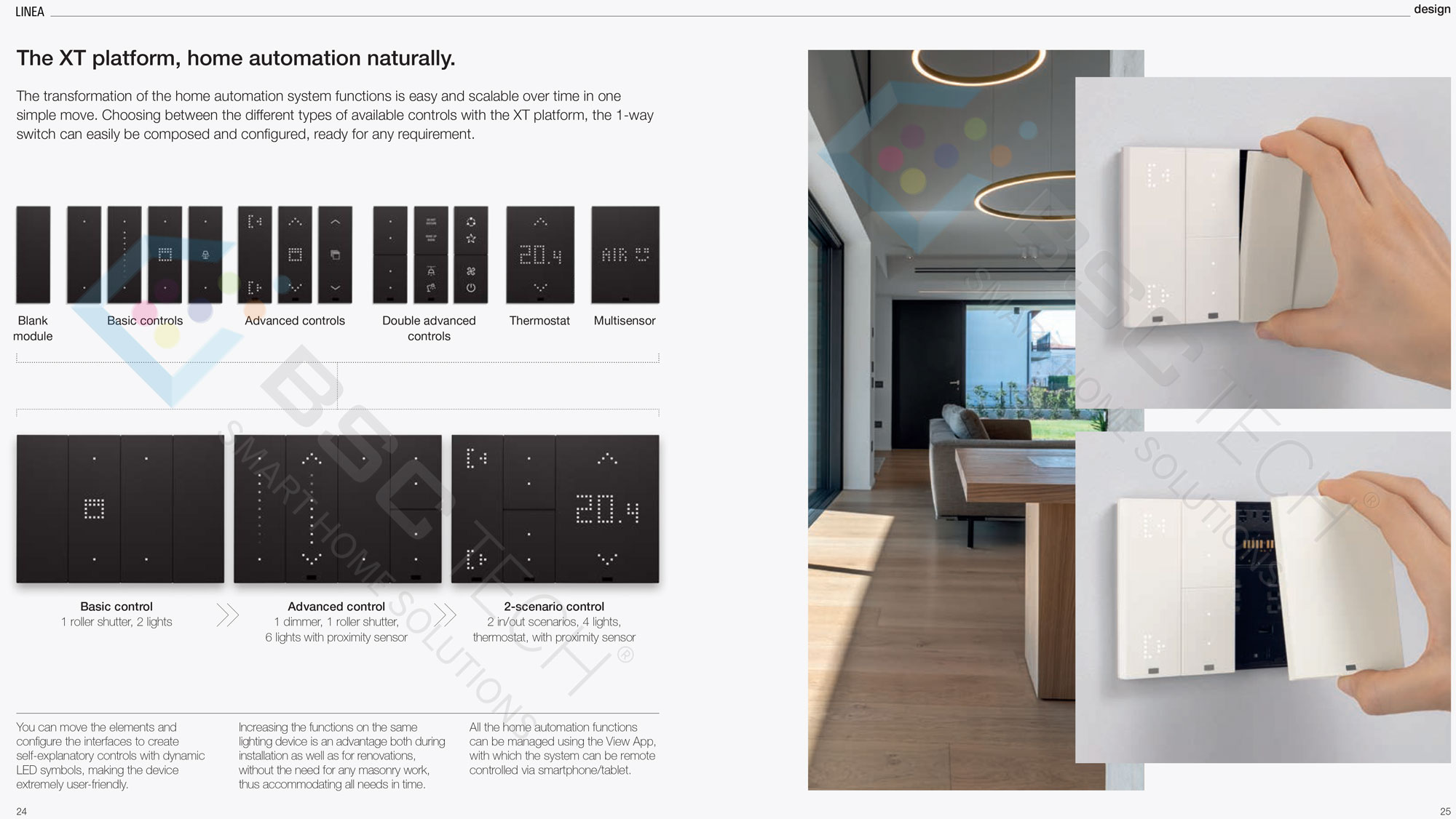 Mẫu 3 Linea (thiết kế đương đại)